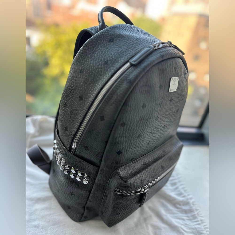 MCM Stark Backpack Phantom Grey
